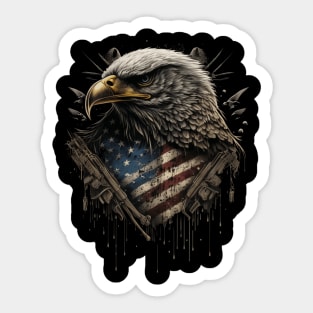 American Army Eagle Sticker